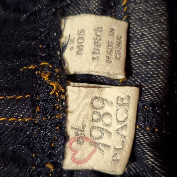 est. 1989 Place baby soft denim stretch jeans 12 mos. - Picture 3 of 3